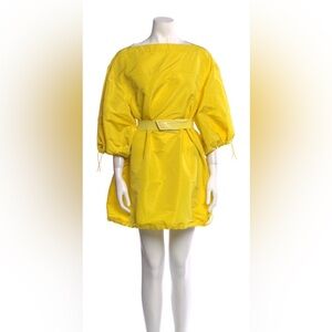 Stella McCartney Yellow Puff Sleeve Dress